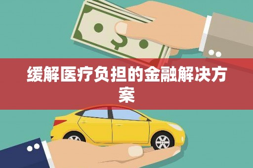 新园缓解医疗负担的金融解决方案