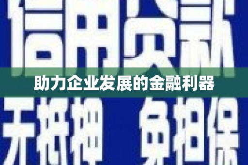 新园助力企业发展的金融利器