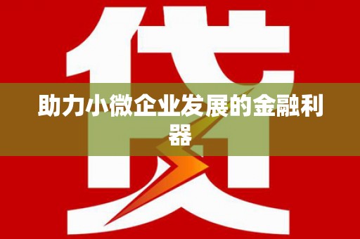 新园助力小微企业发展的金融利器