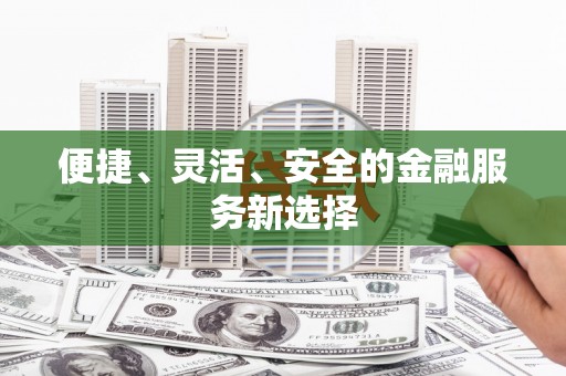 新园便捷、灵活、安全的金融服务新选择