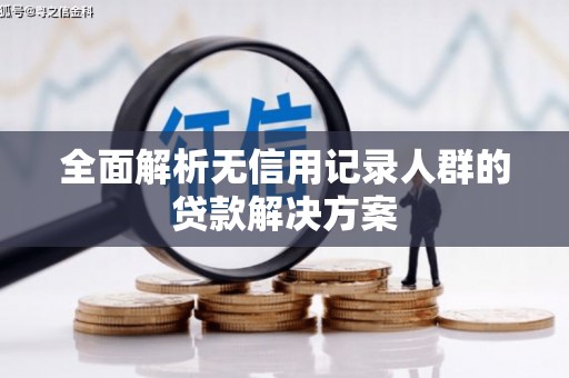 新园全面解析无信用记录人群的贷款解决方案