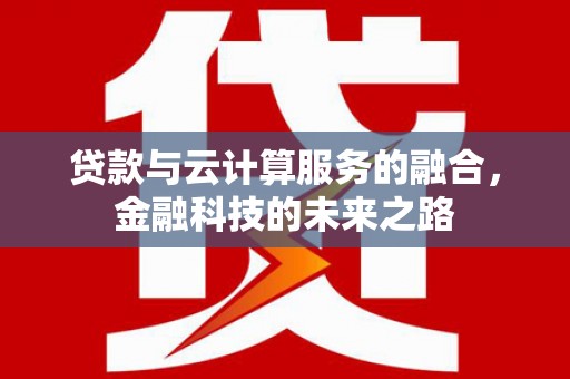 新园贷款与云计算服务的融合，金融科技的未来之路