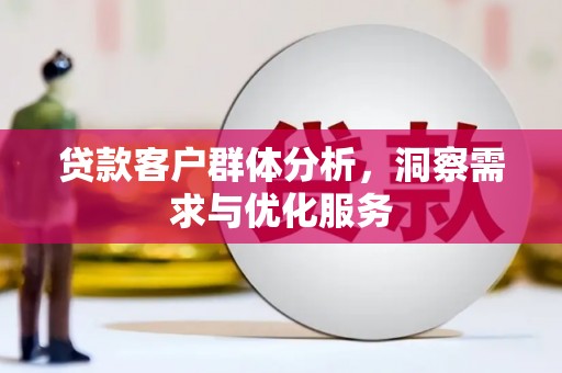 新园贷款客户群体分析，洞察需求与优化服务